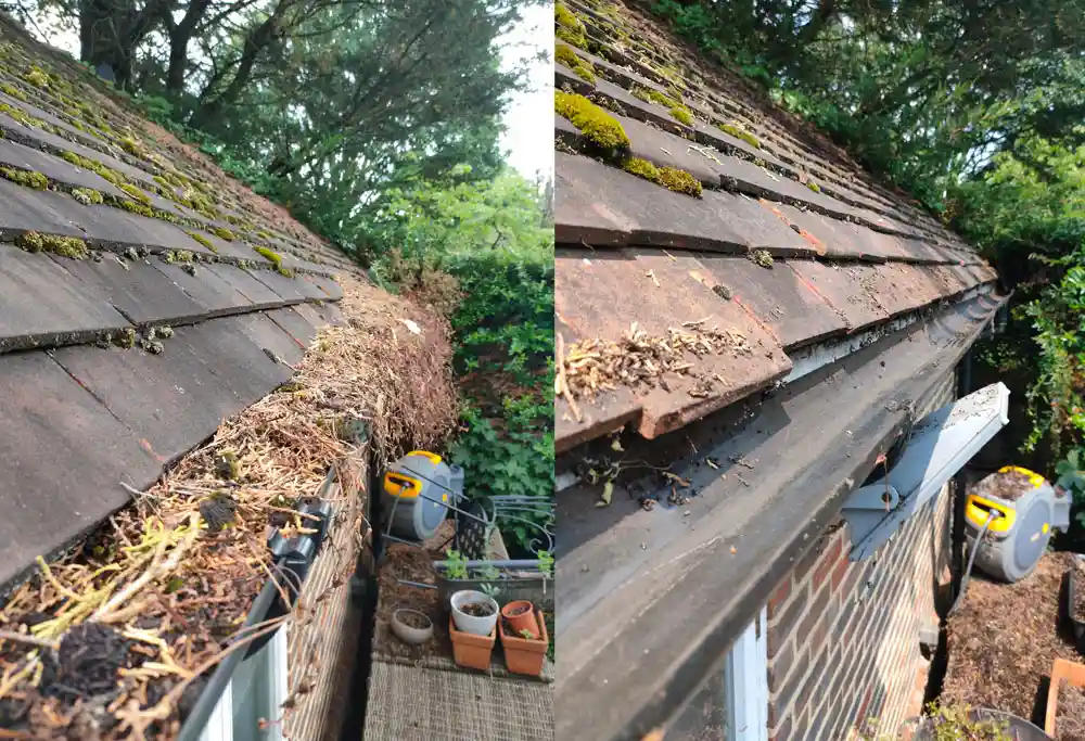 blocked gutter brush bracknell