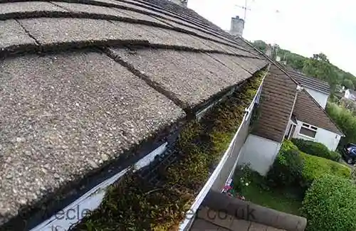 Tadworth blocked gutter